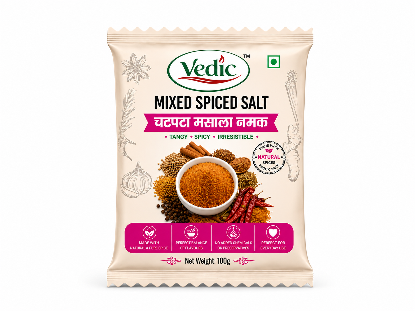 Mixed Spices Salt (मिक्सड मसाला नमक)